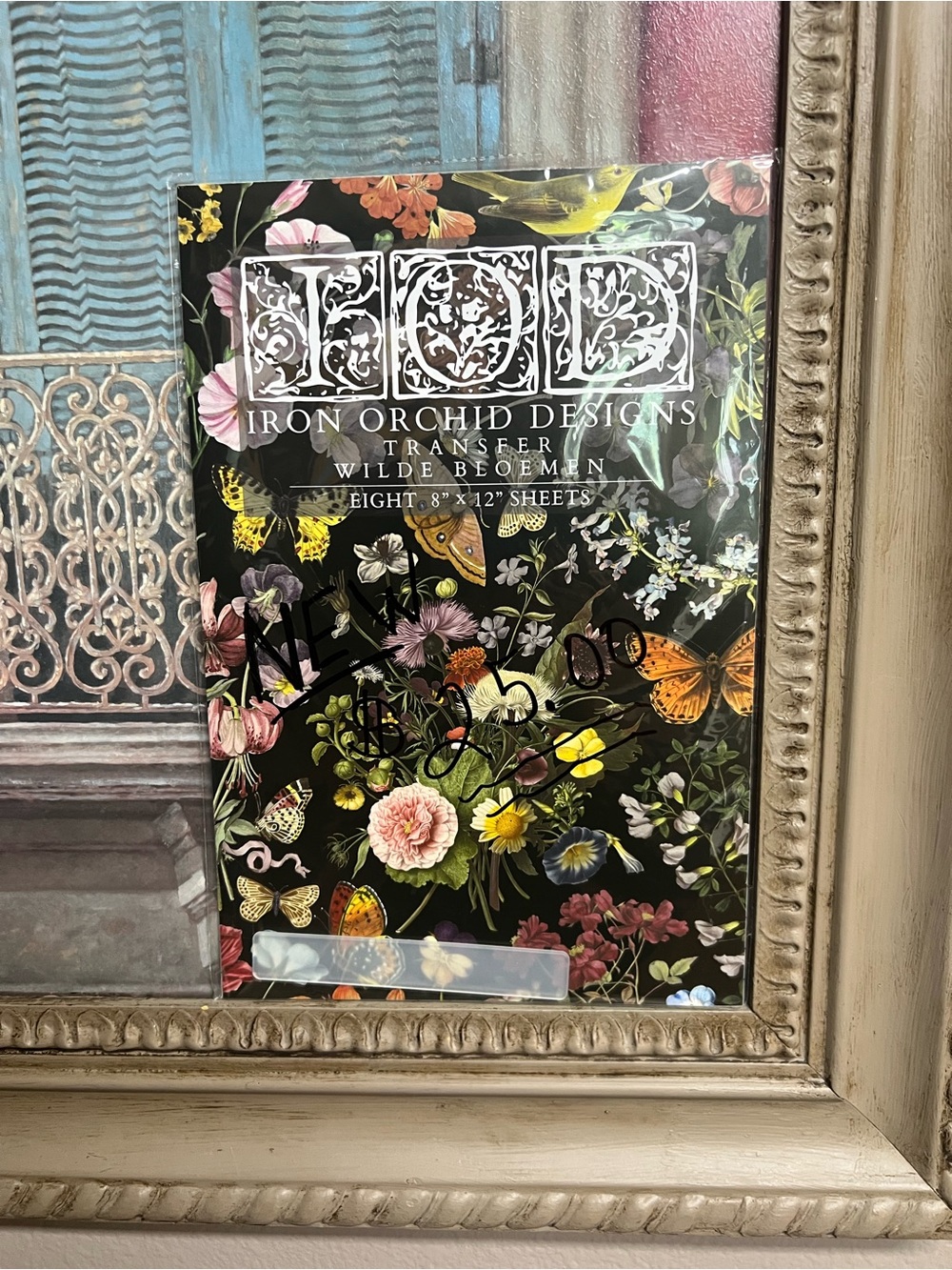 Iron Orchid Designs Wilde Bloemen Transfer Sheets - 8 x 12 (Set)